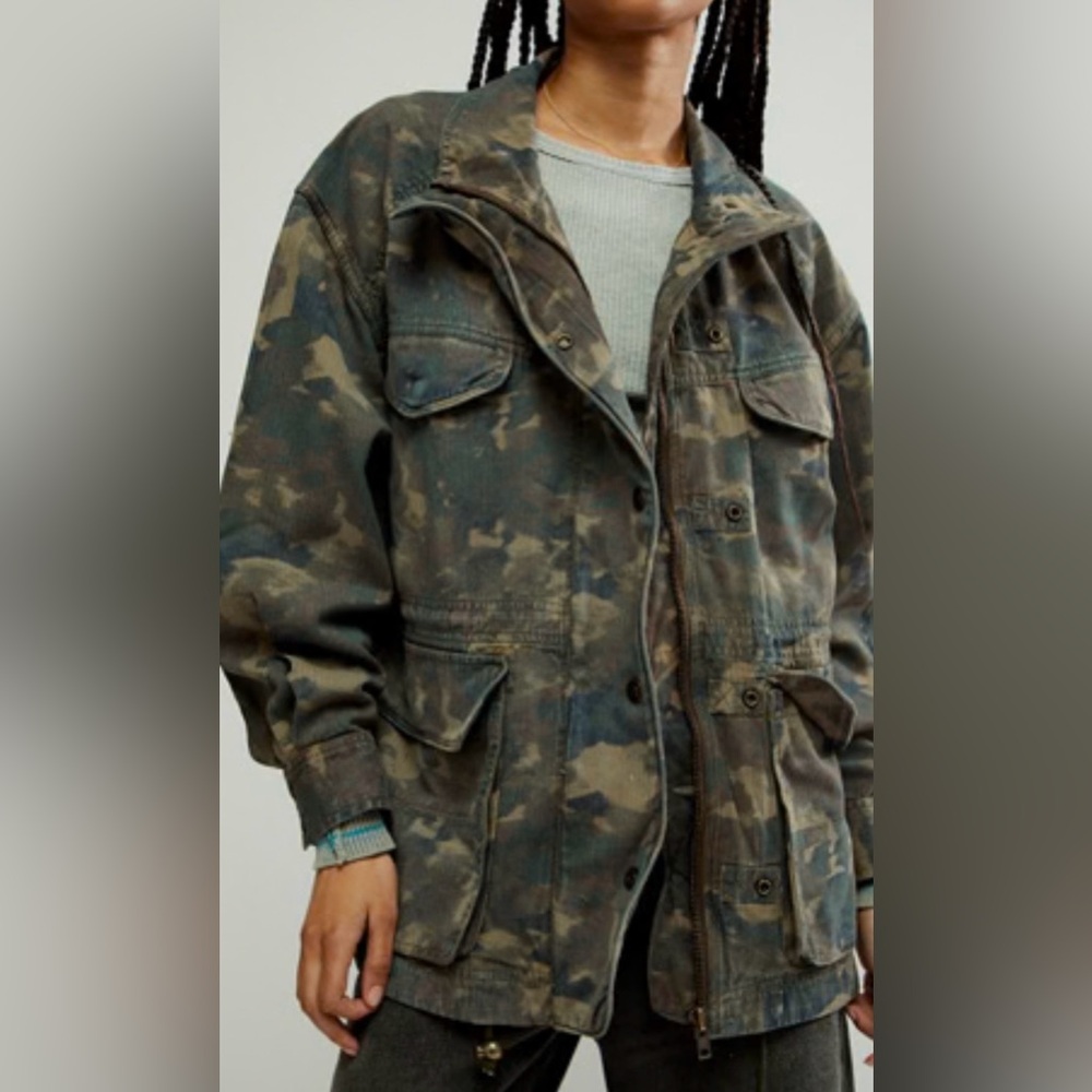 Free People We The Free Arya Camo Jacket - Picture 4 of 12